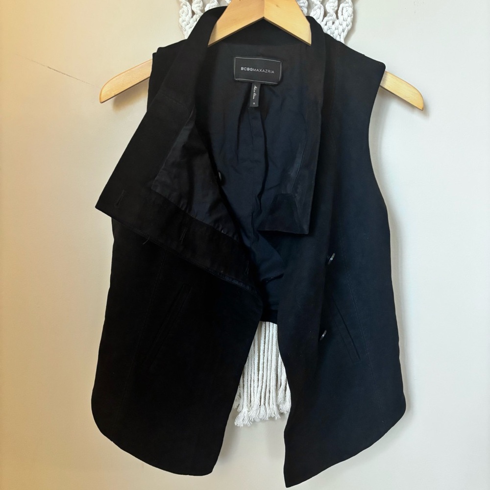 BCBGMaxAzria Black Vest